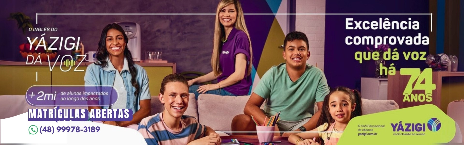 O inglês do Y´´azigi d´á voz